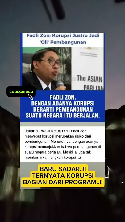 Baru sadar!!! #korupsi #beritaterkini #program #indonesia #beritaterkini #fypviral