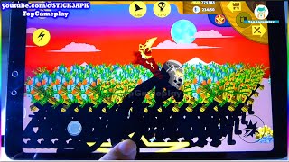 Leader Griffon Giant Leaf Army Stick War: Legacy Mod Topgameplay Tablet Android Gameplay