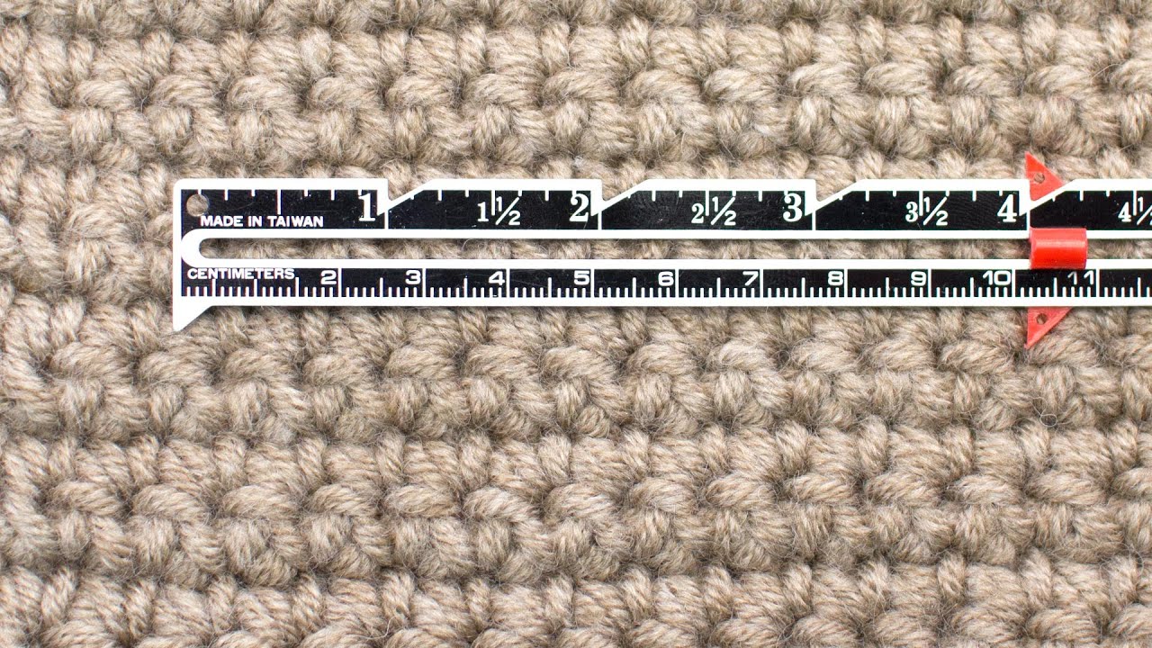 How To Measure Gauge For Crochet :: Crochet Tip #25 diya tailors