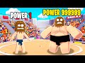 Becoming the 1 sumo wrestler in roblox