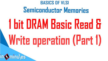 Module4_Vid17_ 1-bit DRAM circuit, Basic Read and Write operation (part 1)