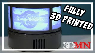 Revolving Lithophanes Lamp - DIY 3D Printing