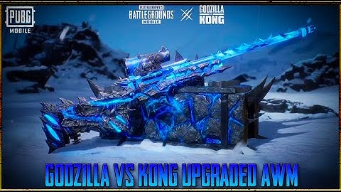 NEW GODZILLA AWM UPGRADE_SKIN OFFICIAL TRAILER PUBG MOBILE