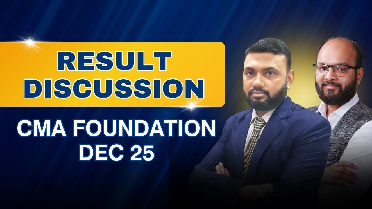 Result Discussion | CMA Foundation Dec 25 | CMA Foundation Result Dec ...