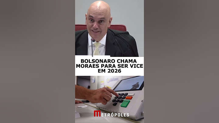 Bolsonaro chama Moraes para ser seu vice em 2026 #bolsonaro #moraes #shorts