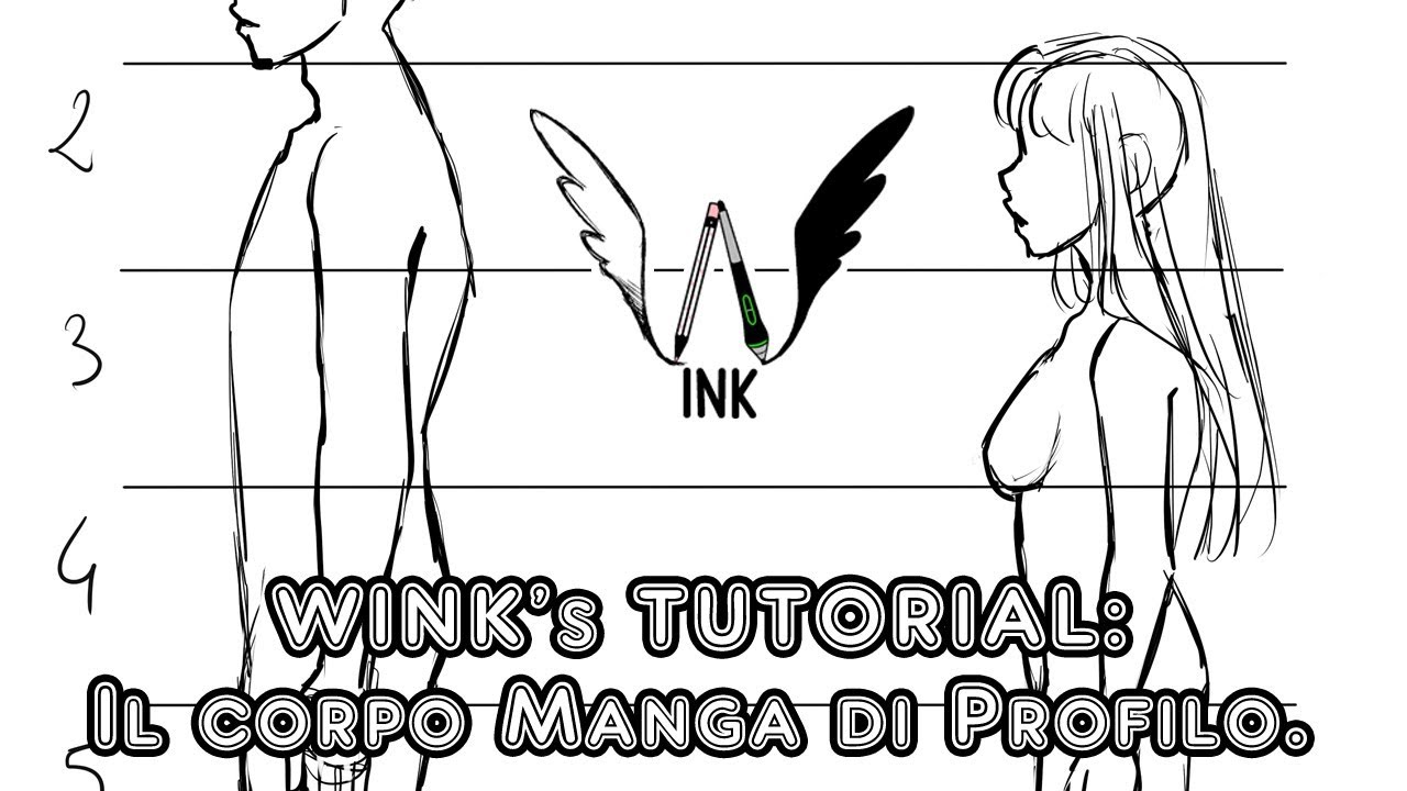 Wink S Tutorial Il Corpo Manga Di Profilo Youtube