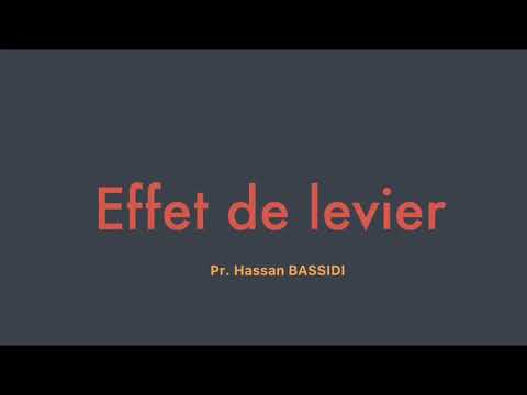 Vidéo: Différence Entre Le Levier D'exploitation Et Le Levier Financier