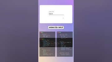 Animated input using css and html #html #css #animation #cssanimation #shorts