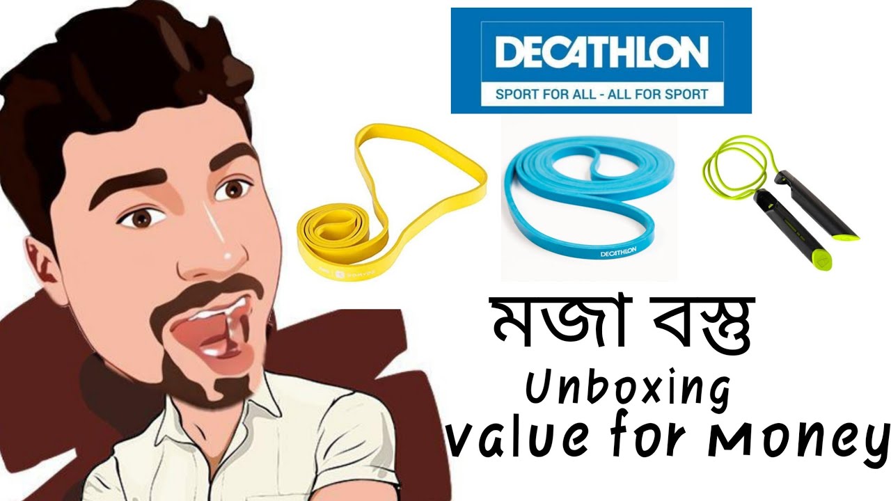 Decathlon resistance band and skipping rope review by n tech assam