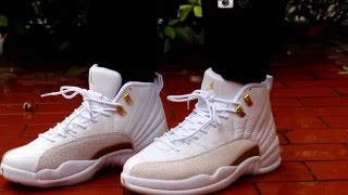 jordan 12 ovo on feet