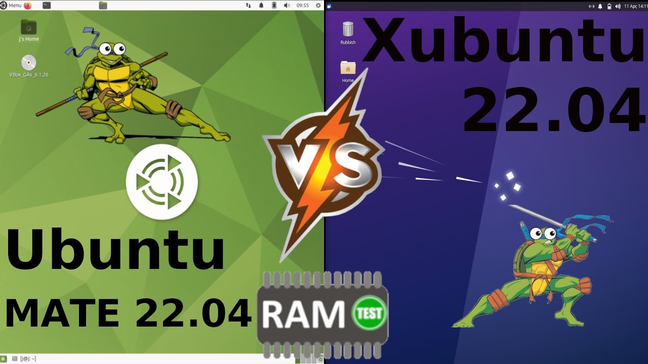 Ubuntu Mate 22.04 vs Xubuntu 22.04: RAM Usage - YouTube