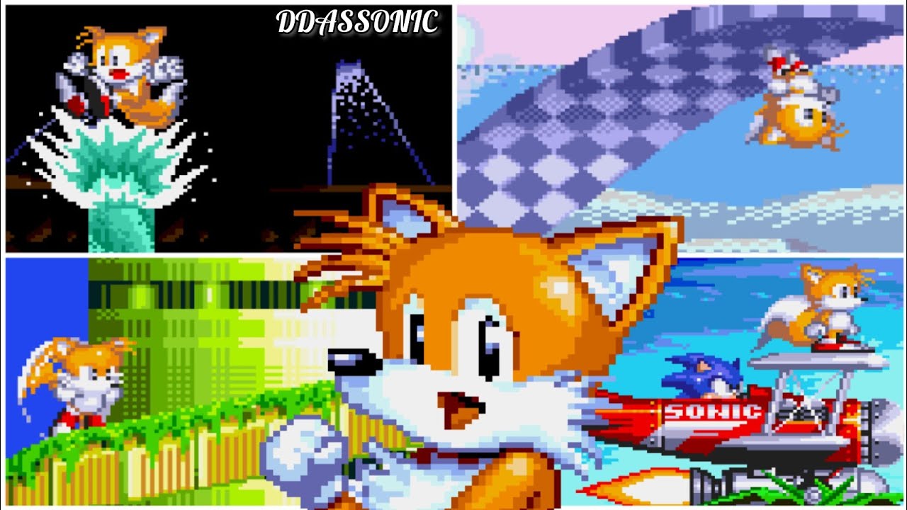 Sonic 1, 2, 3 & Knuckles - All Zone Transitions With Tails - YouTube
