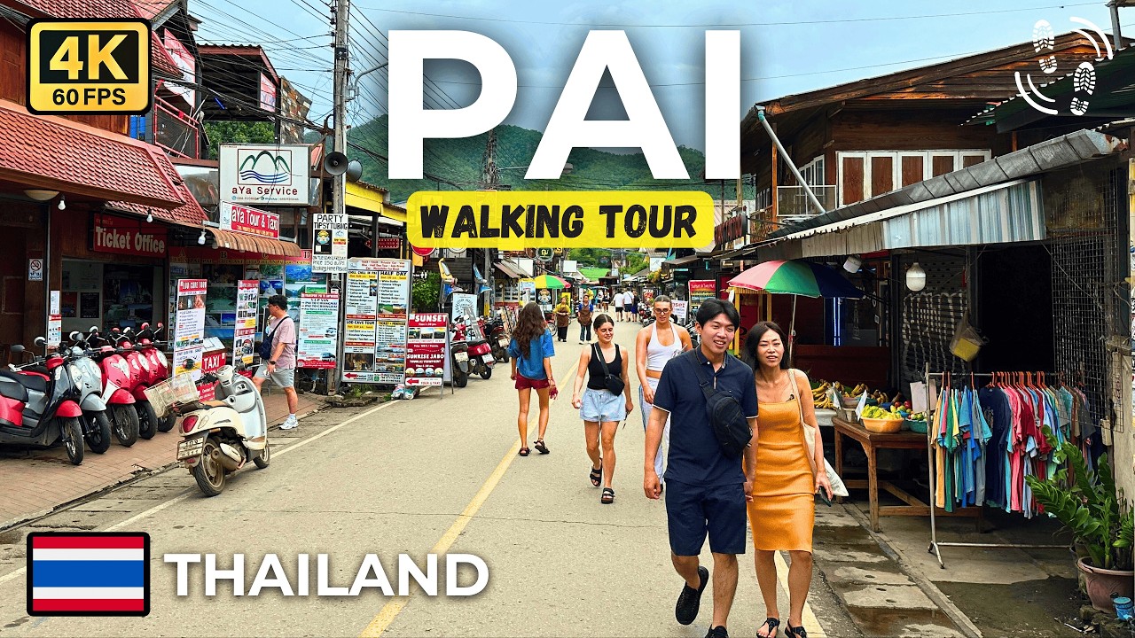 The Town Everyone Falls in Love With 🇹🇭 | Pai, Thailand | 4K Walking Tour