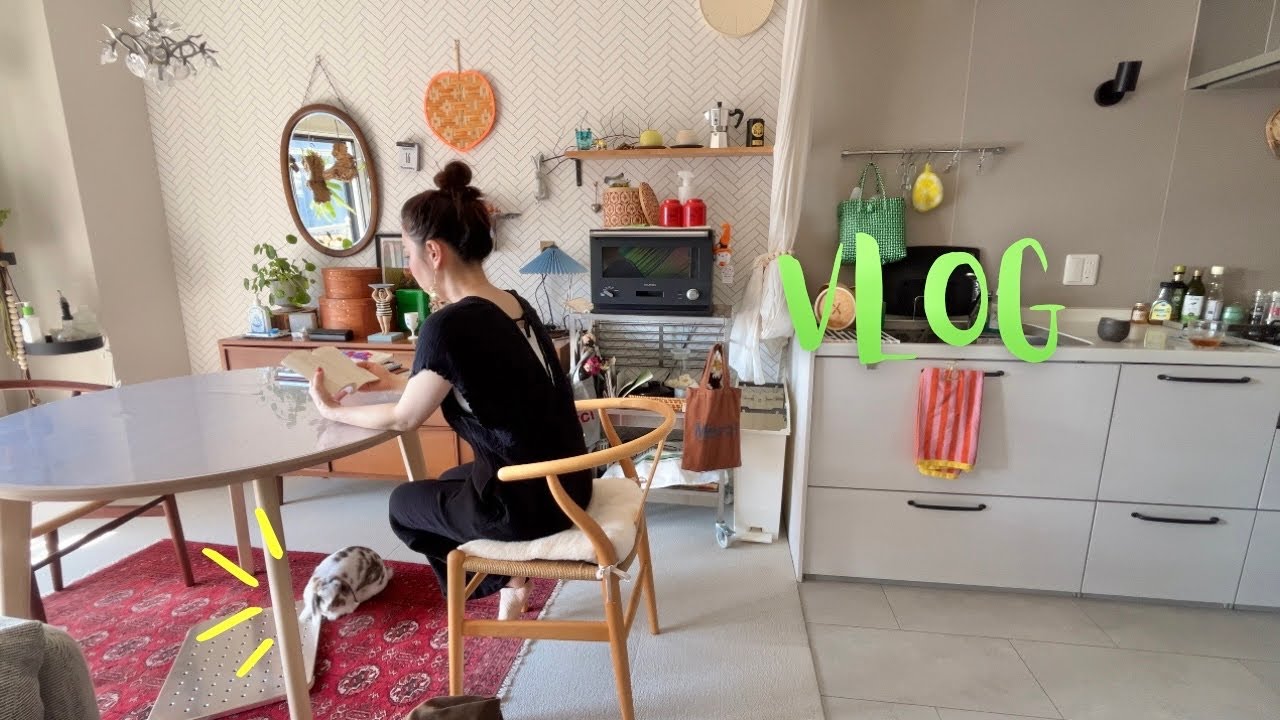 【40代独身vlog】カルディ購入品紹介/帰宅からナイトルーティン /KITTEランチ/