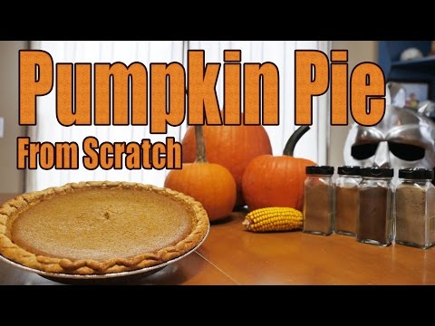 HOW TO MAKE PUMPKIN PIE FROM SCRATCH