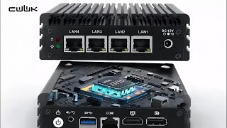 CWWK J3710 Fanless Mini PC | 4×Intel i226-V 2.5GbE OPNsense Firewall