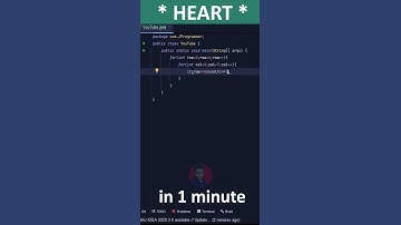 Heart in one minute | Coding WhatsApp Status