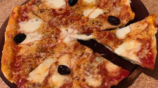 PIZZA AU FROMAGE (MOZZARELLA) | RAPIDE ET FACILE