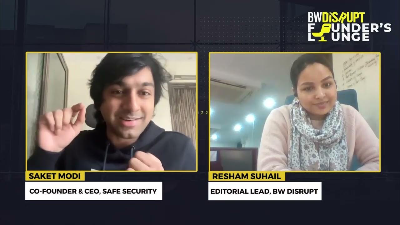 In conversation with Saket Modi, Safe Security BW Founder's Lounge