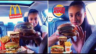 Fast Food Wars Which Is Better? Mcdonalds Big Arch Burger Vs Burger Kings New Whopper