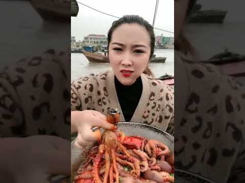 asmr#103#asmr シチュボイス#샤오위 먹방# 먹방# asmr シャンプー#eating show#mukbang#seafood#chinese eating#short
