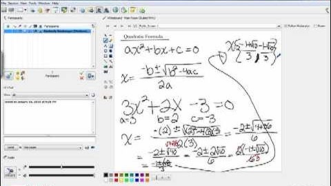 Math65-Solving Quadratics with the Quadratic Formula