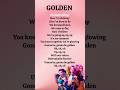 K Pop Demon Hunter Golden Lyrics Kpop Huntrix Kpopdemonhunters Golden Lyrics Shorts K Pop Demon Hunter Golden Lyrics Kpop Huntrix Kpopdemonhunters Golden Lyrics Shorts