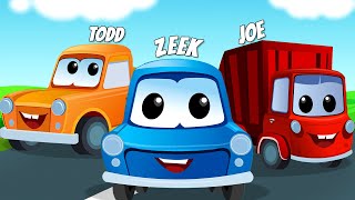 Let's Meet The Cars + More Street Vehicle Songs For Kids