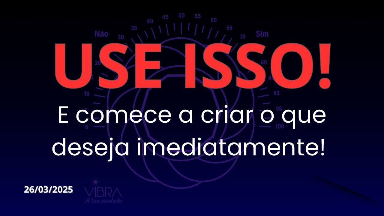 USE ISSO ! #recursosvibracionais