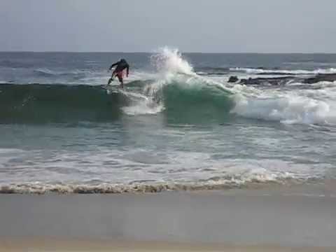 Skimboarding with Bungee Cord