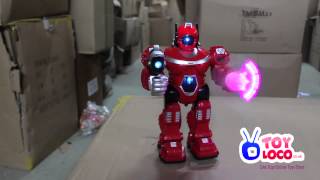 WWW.TOYLOCO.CO.UK Super Power Android Robot Toy KD8801 Demo
