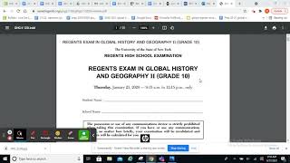 Global History Regents Parts 1,2,3,explained