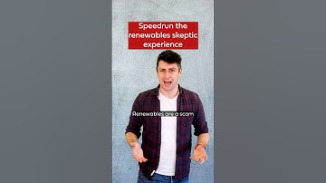 Speedrun the renewables skeptic experience