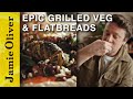 Epic grilled veg  flatbreads  jamies airfryer meals with tefal  channel 4 mondays 8pm