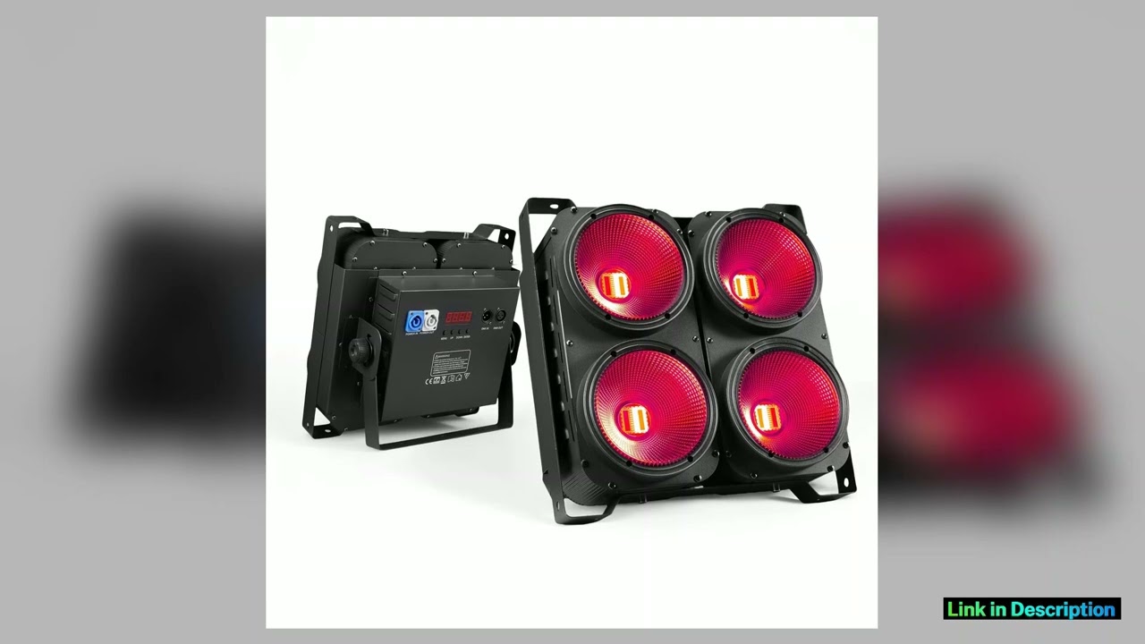 4x100W 6in1RGBWAUV COB LED Blinder Lights 4 Eye 400w Led Audience Light DJ DMX Stage lights Limited
