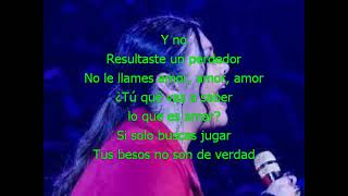 YURIDIA NO LE LLAMES AMOR CON LETRA