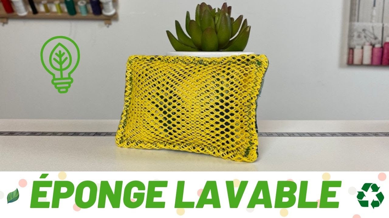 Éponge lavable