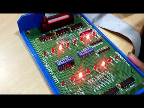 Counting 1s using Logic Controller Interface | Microprocessor Lab | RITB
