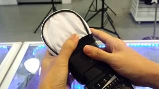 Bounce soft Diffuser for Universal DSLR Flashlight screenshot 3