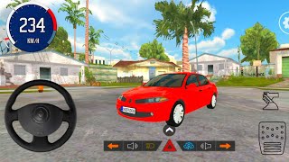Megane 2 Car Driving Simulator Game #6 - Fiat Doblo Drift Parking Simulator - Android Gameplay screenshot 4