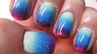 Glitter Gradient Nails