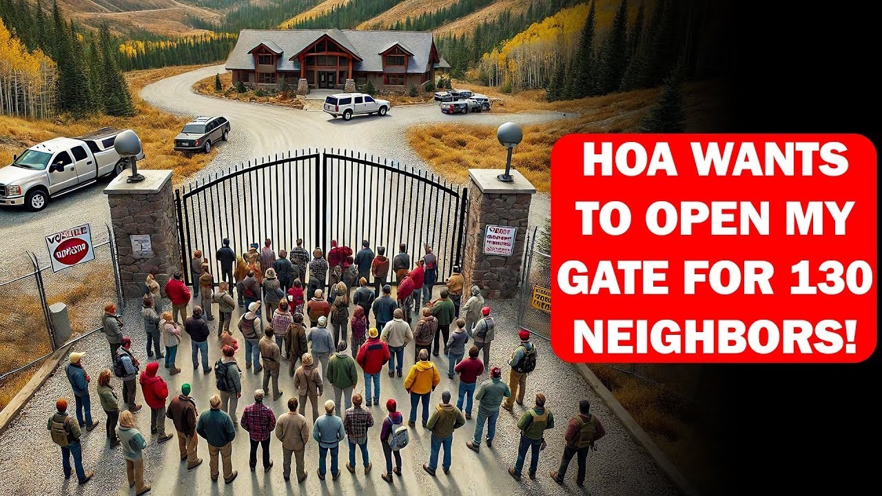 HOA Demands I Keep My Gate Open So 130 Neighbors Can Cross My Private Land—ARE YOU SERIOUS !