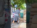 Man uploading the cement