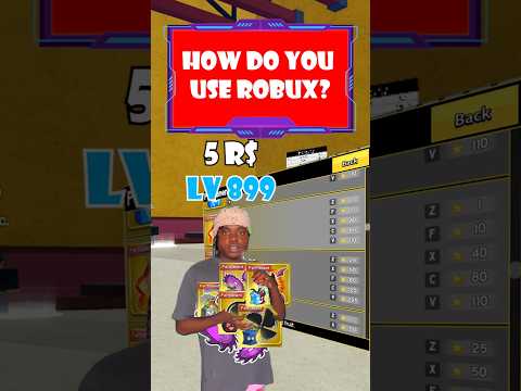 How do you use Robux? #gamevuichannel #roblox #funny #bloxfruits #trending #update