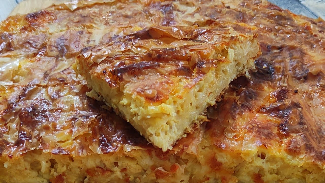 φτιάξτε την πιο ωραία ΚΑΣΕΡΟΠΙΤΑ της Γκόλφως σε 5 ' Cheese 🧀 pie 🥧