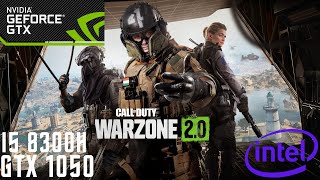 Call of Duty Warzone 2.0 (DMZ) on Gtx 1050 + Intel core I5 8300h