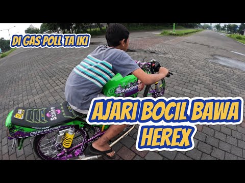 BOCIL BELAJAR  BAWA HEREX GL SAMBO || NYUNGSEP KEPIYEE IKI 😩