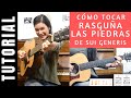 cómo tocar en guitarra RASGUÑA LAS PIEDRAS de SUI GENERIS tutorial COMPLETO