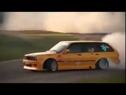 Drift BMW wagon - YouTube