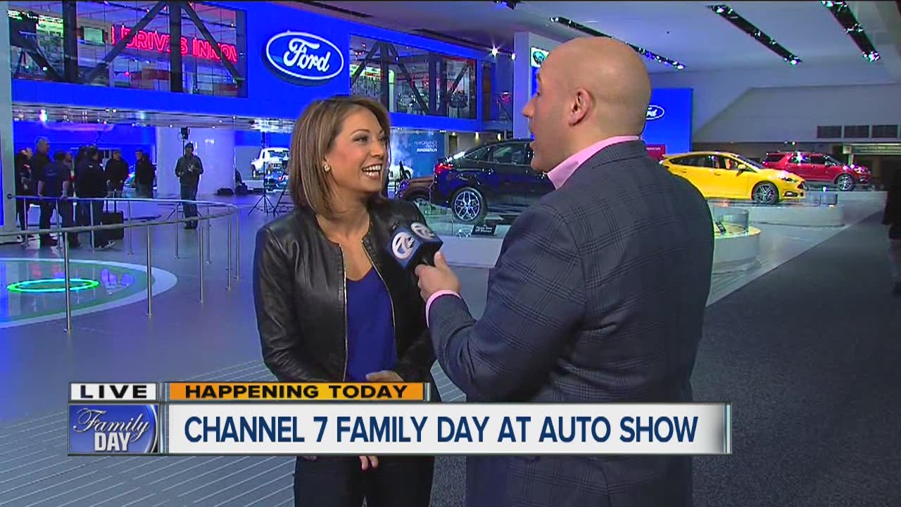 Ginger Zee at the Detroit Auto Show YouTube